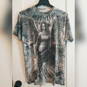 Affliction Crying Angel Shirt